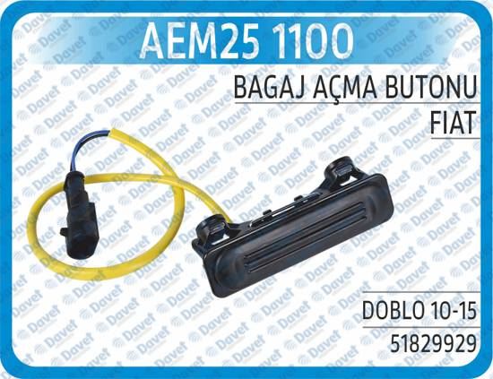 AEM 251100 Bagaj Acma Butonu Doblo 10-15